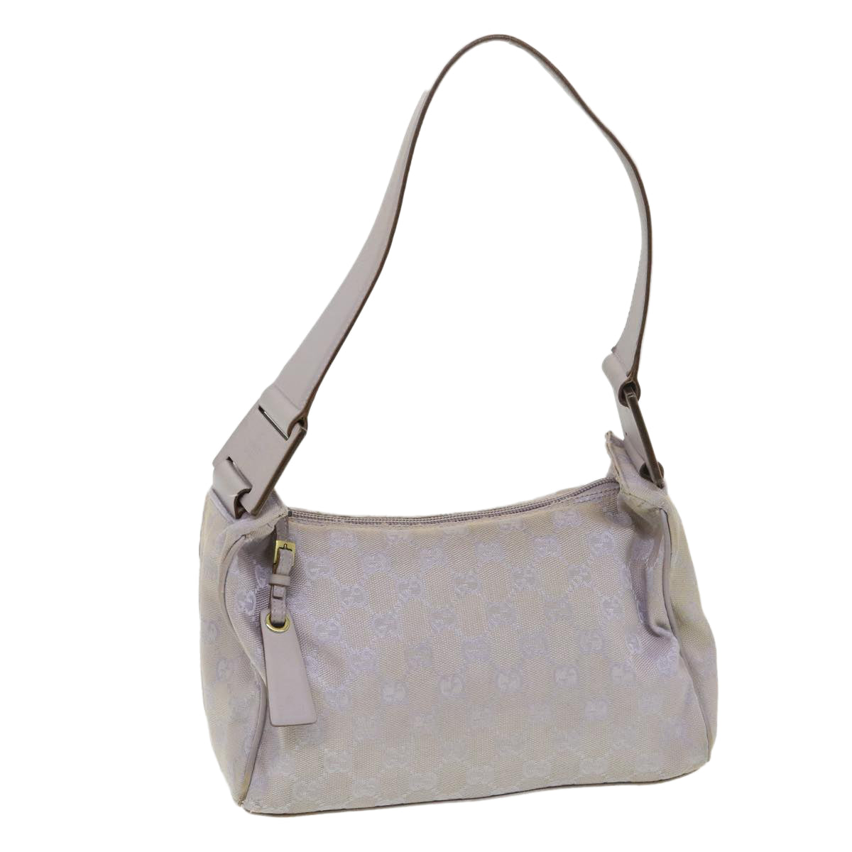 GUCCI GG Canvas Shoulder Bag Purple 92699 39197