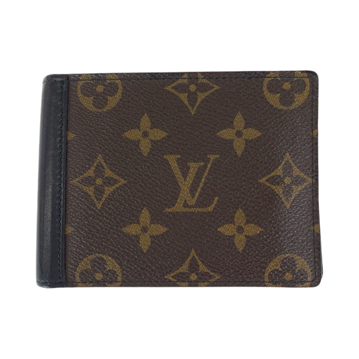LOUIS VUITTON Bifold Wallet M60411 PVC, Leather Brown Black SilverMetal Folding wallet Compact wallet Monogram Macasa Portefeuille Mindoro mens Used