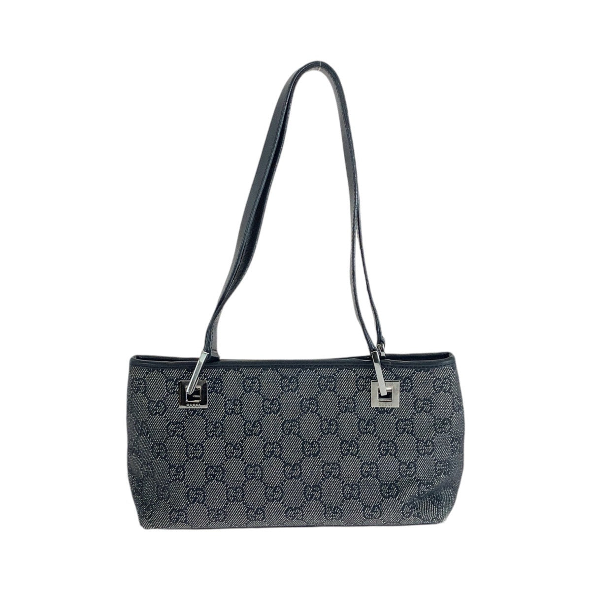 GUCCI Tote Bag 36172 GG canvas, leather black Tote Bag handbag Women Used