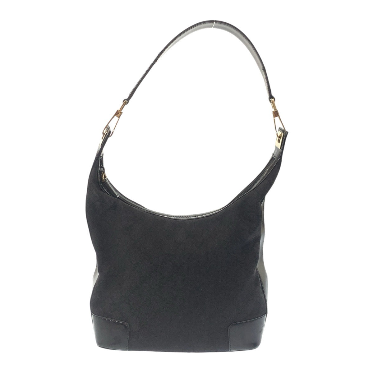 GUCCI Shoulder Bag GG canvas black Shoulder Bag Hobo Women Used