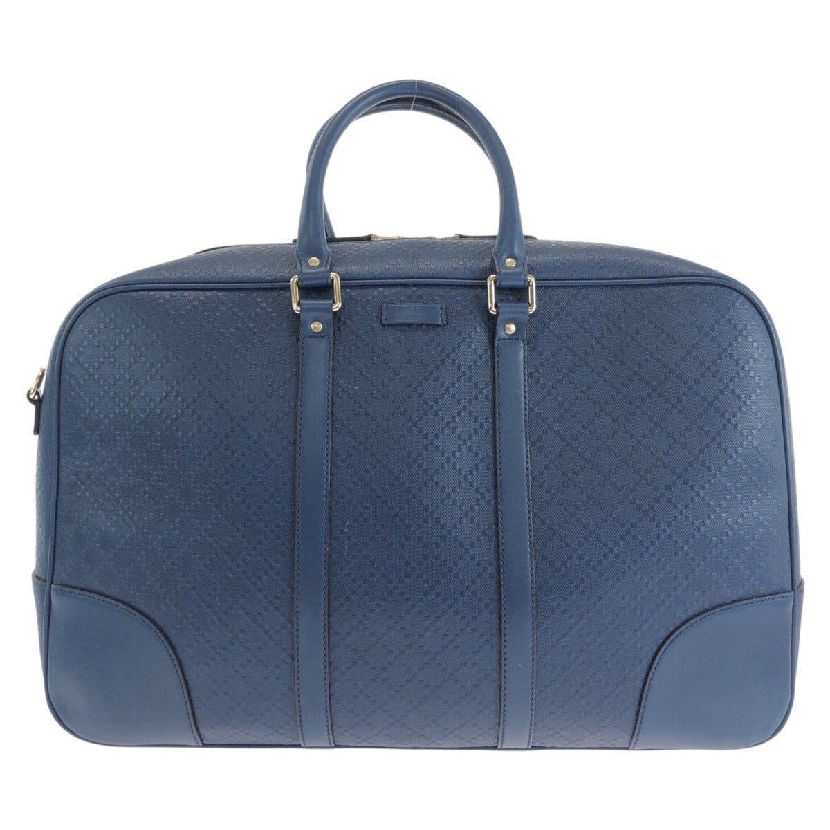 GUCCI Business bag 353394 leather Blue GoldMetal Business bag briefcase Diamante mens Used