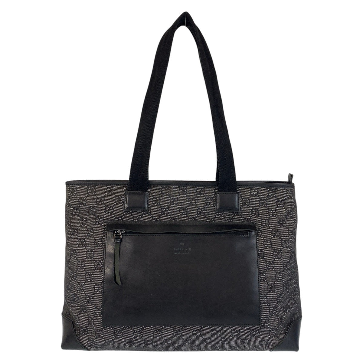 GUCCI Tote Bag 34339 GG canvas, leather Black black Tote Bag Shoulder Bag Women Used