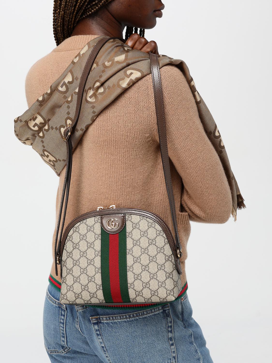 Gucci Scarf Woman Beige Woman