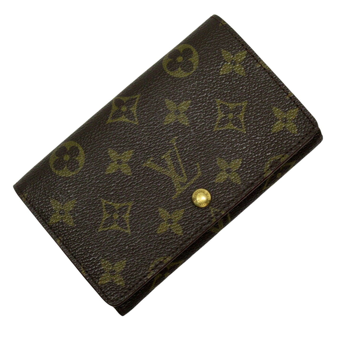 Louis Vuitton Brown Canvas Tresor wallet accessories