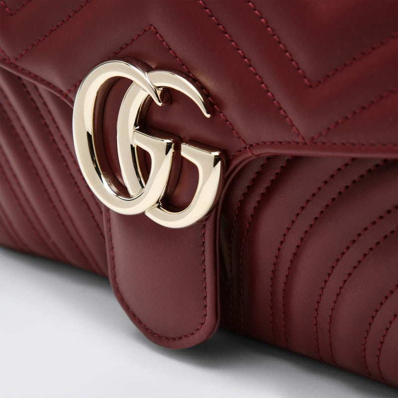 Gucci Gg Marmont Rosso Ancora Small Shoulder Bag Women