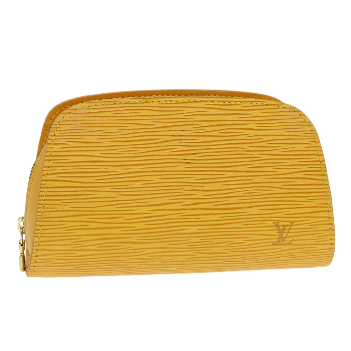 LOUIS VUITTON Epi Dauphine PM Pouch Yellow M48449 LV 44949