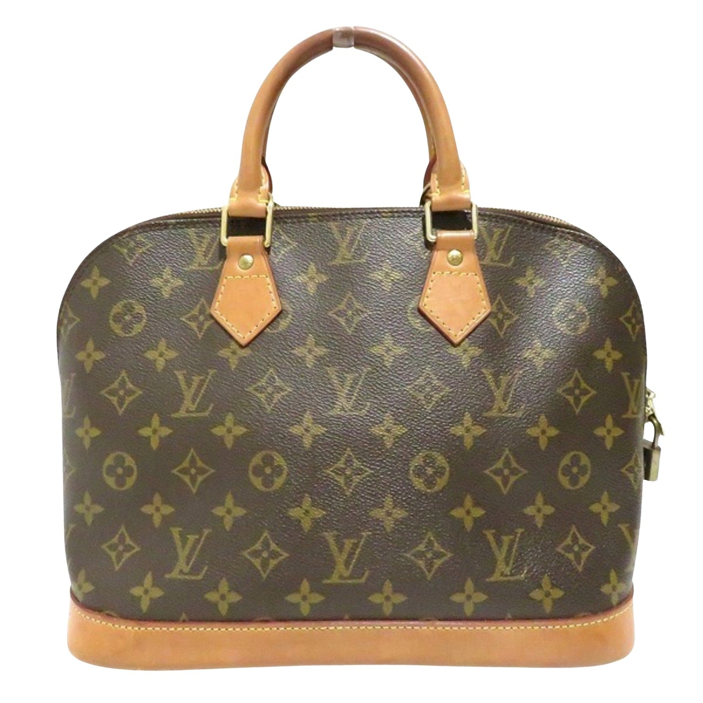 Louis Vuitton Brown Canvas Alma handbag bag