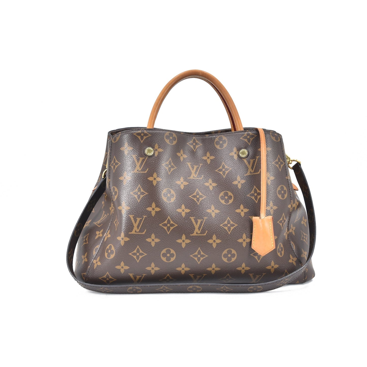 Louis Vuitton Brown Canvas Montaigne handbag bag