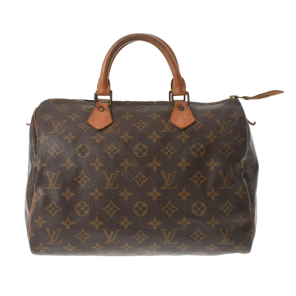 Louis Vuitton Brown Canvas Speedy 30 handbag bag
