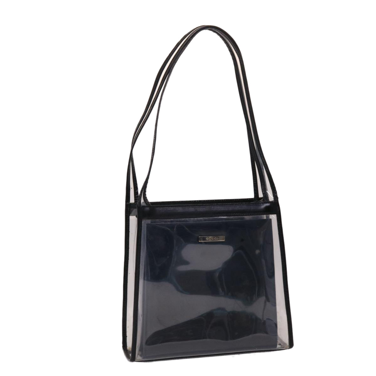 GUCCI Shoulder Bag Vinyl Black 48186