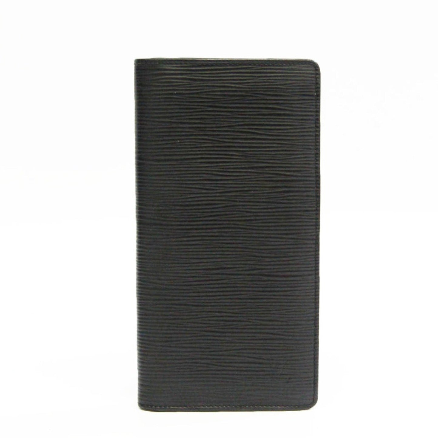 Louis Vuitton Black Leather Portefeuille Brazza wallet accessories