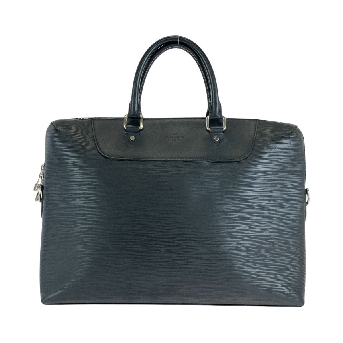 LOUIS VUITTON Business bag M50163 leather black Business bag briefcase Epi Porto Documents Jules mens Used