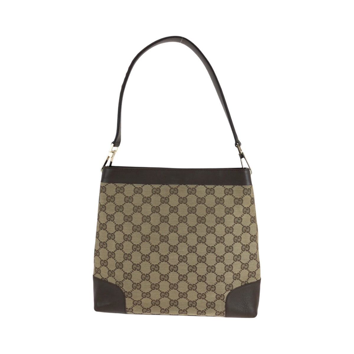 GUCCI Shoulder Bag 001 4231 GG canvas Brown One Shoulder Bag Women Used