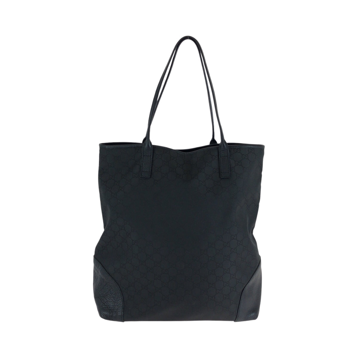 GUCCI Tote Bag 263345 Nylon black Tote Bag handbag Women Used