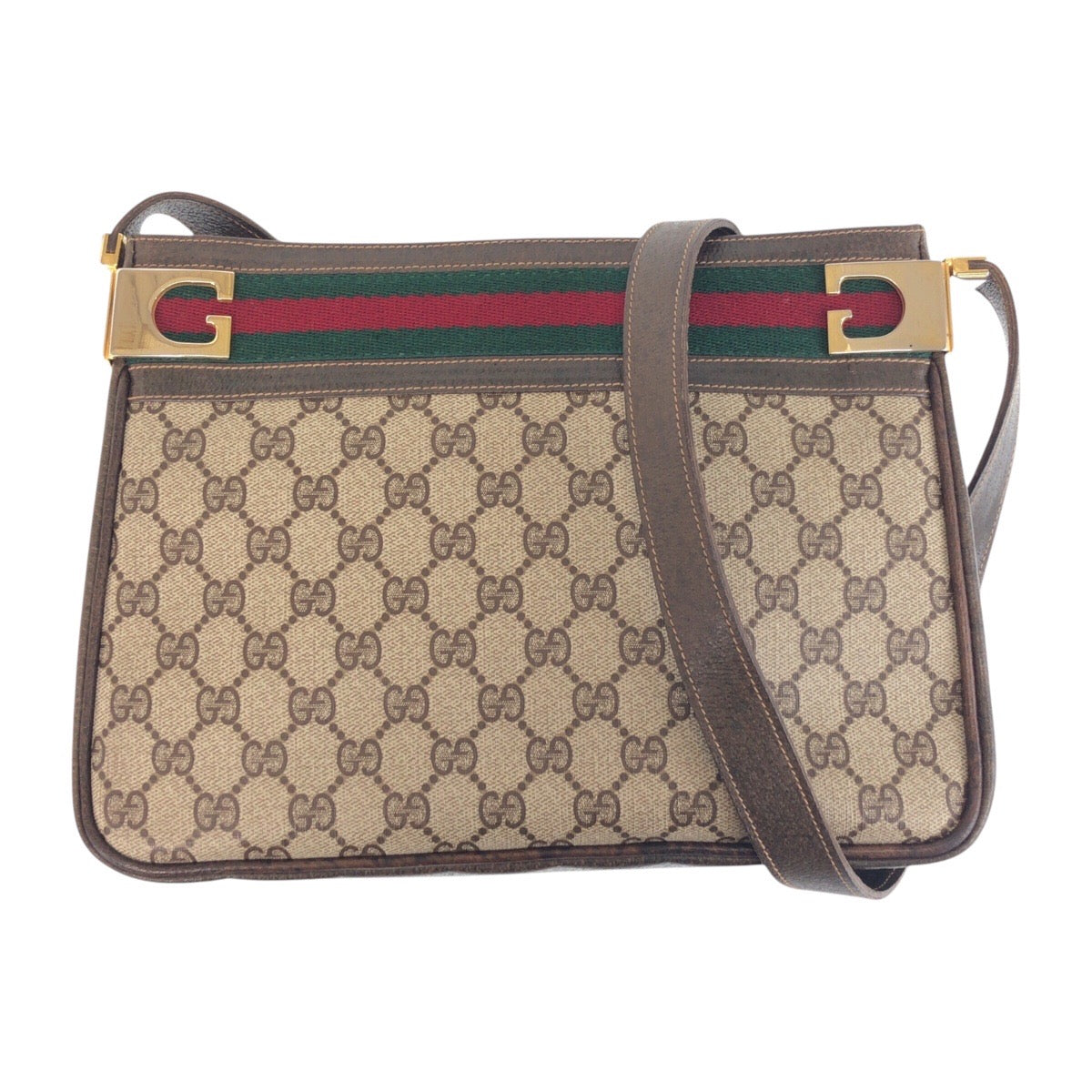 GUCCI Shoulder Bag GG Supreme Canvas multicolor Old Gucci Shelly Line