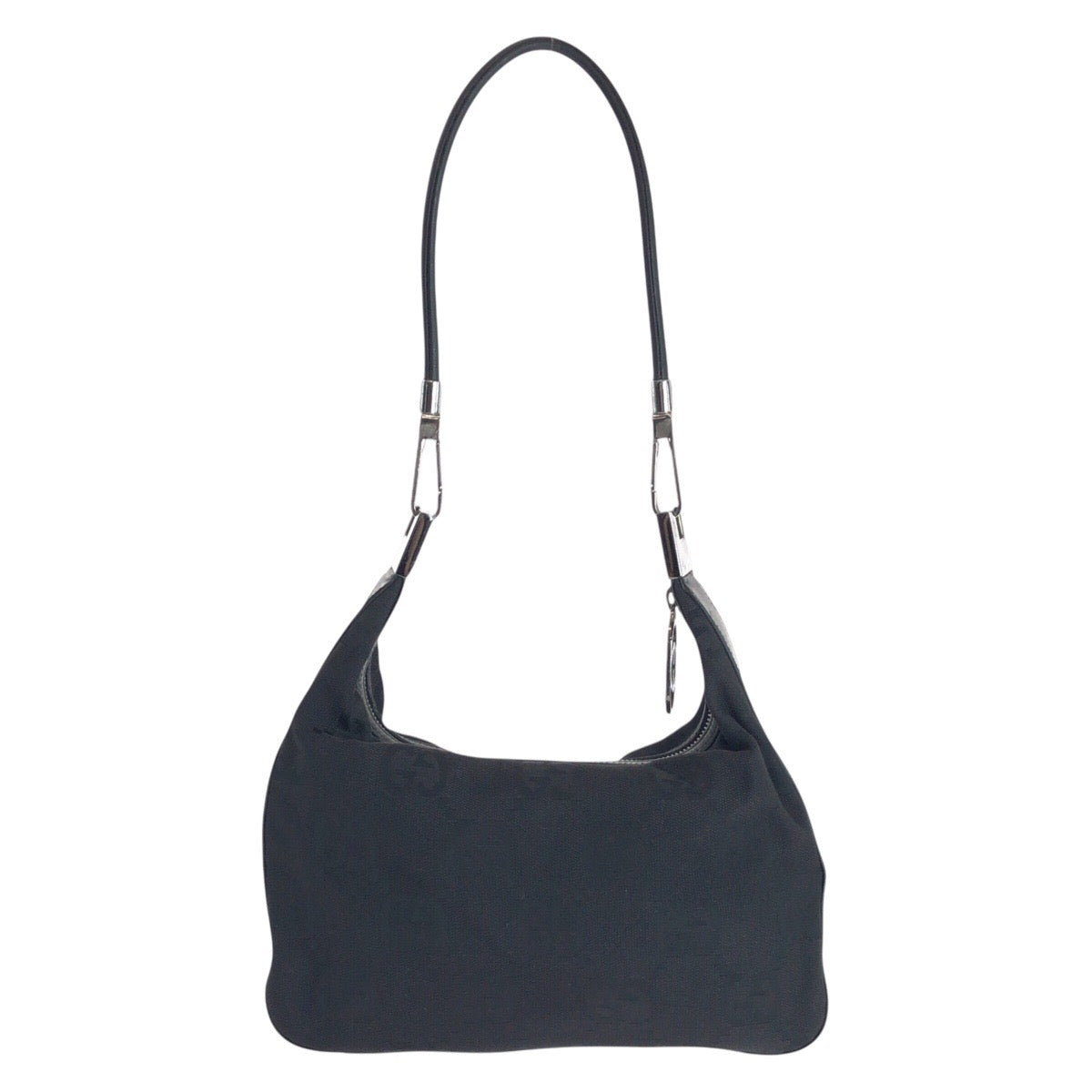 GUCCI Shoulder Bag 001 3821 canvas black Jumbo GG