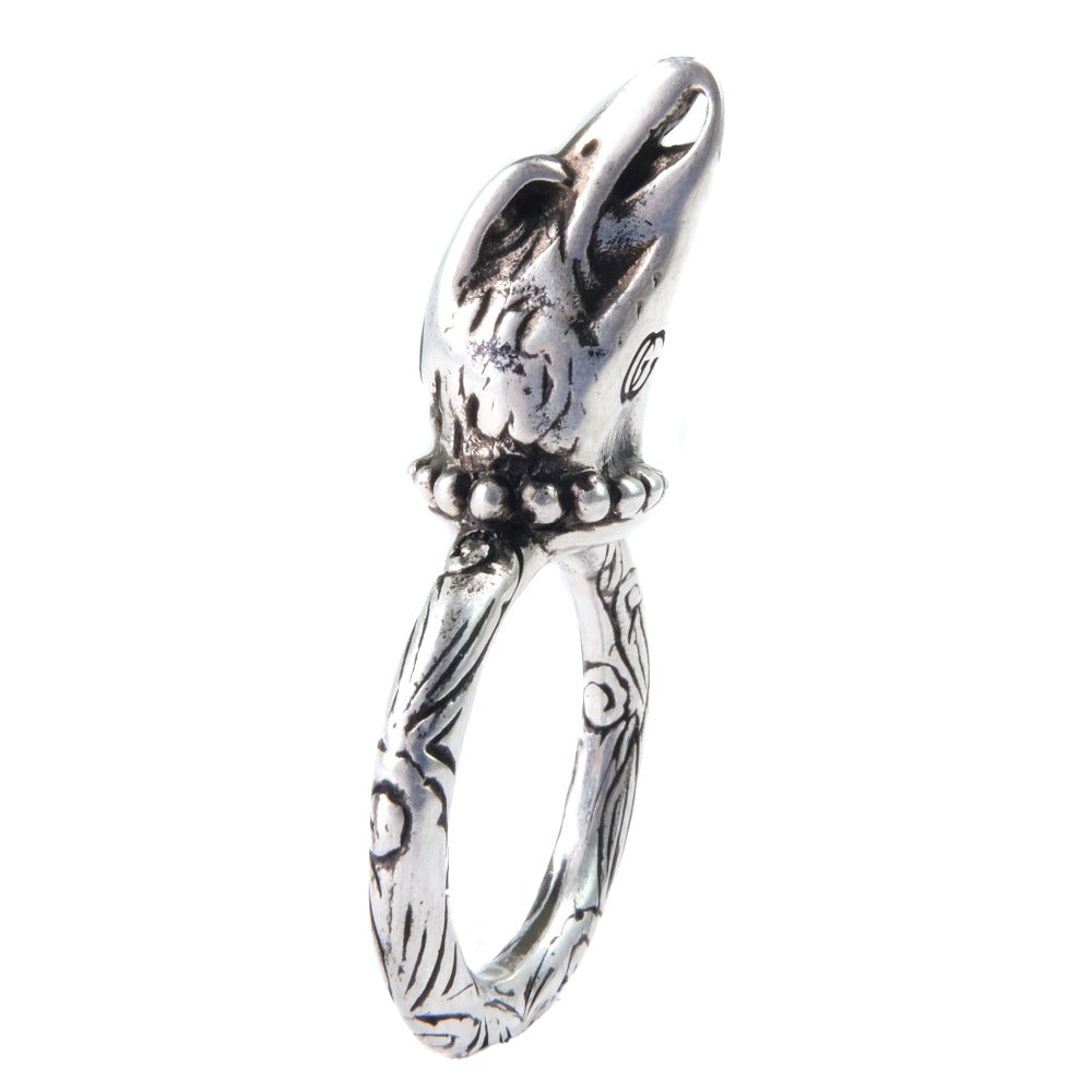GUCCI Ring Silver Silver ANGER FOREST unisex(Unisex) 14 Used