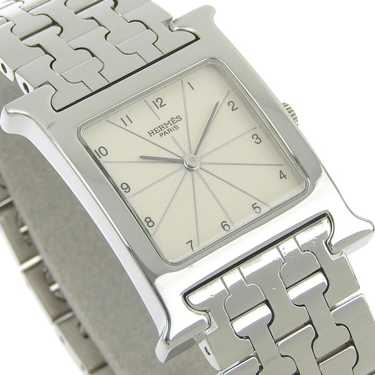HERMES Watches Quartz HH1.510 Stainless Steel Silver H watch Silver dial Women Used