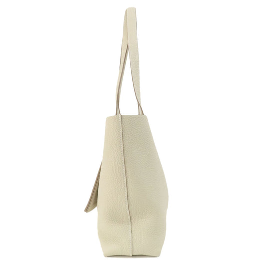 HERMES Tote Bag Taurillon Clemence white Cabasselier 31