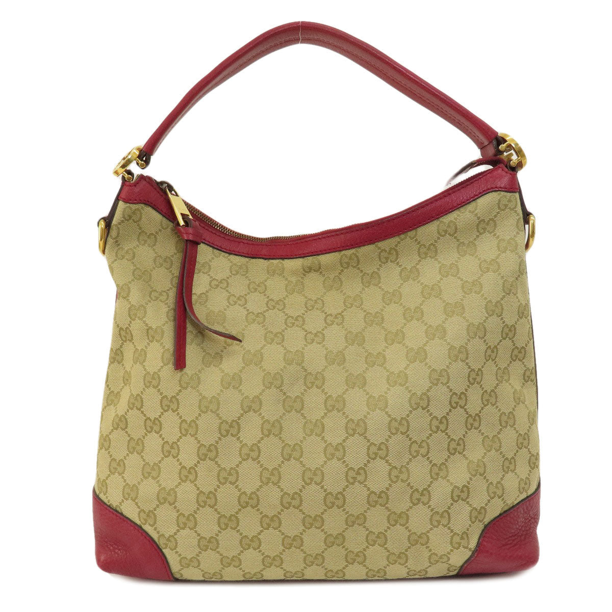 GUCCI Shoulder Bag 326514 canvas Brown GG one belt Women Used