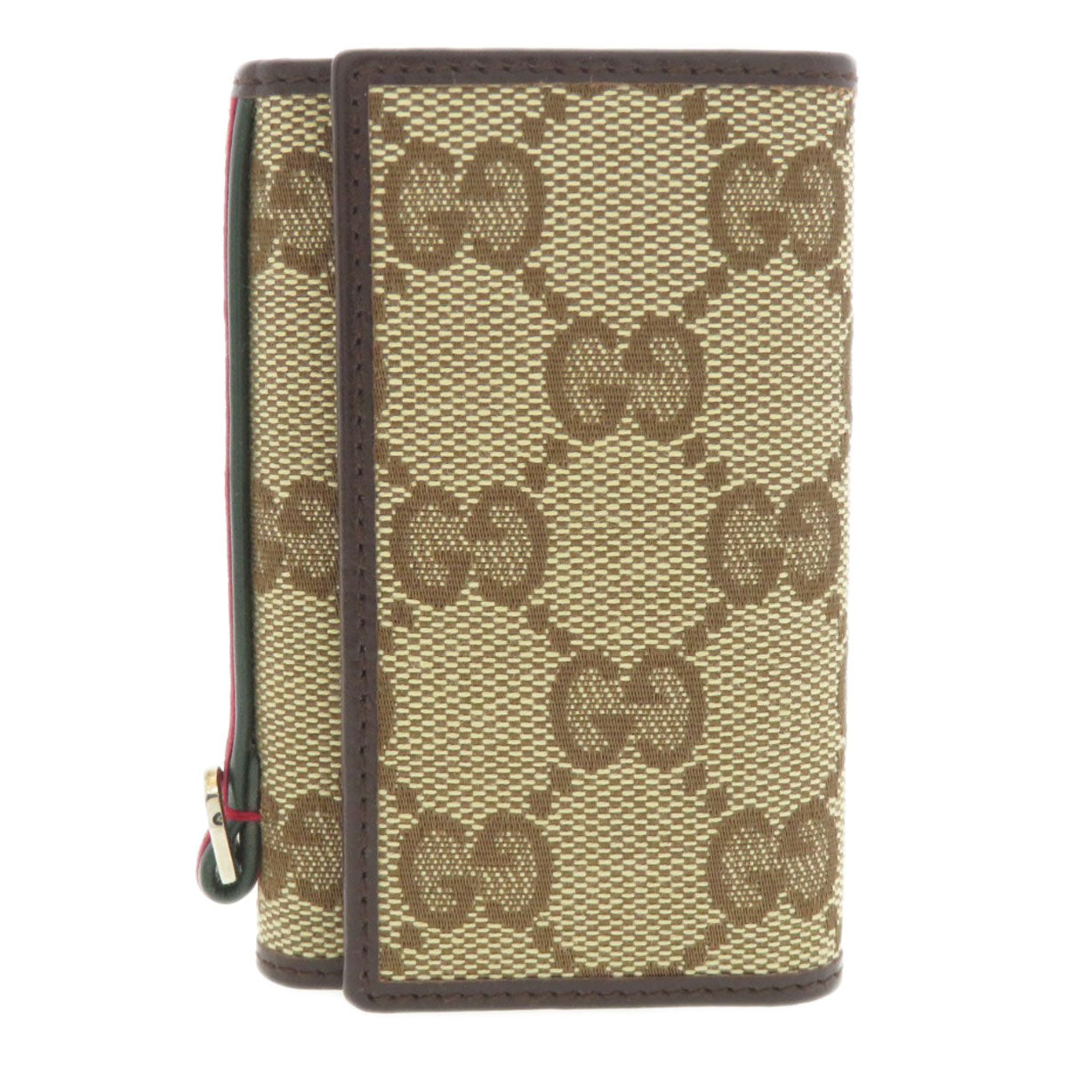 GUCCI Key case Key holder 131928 canvas Brown GG