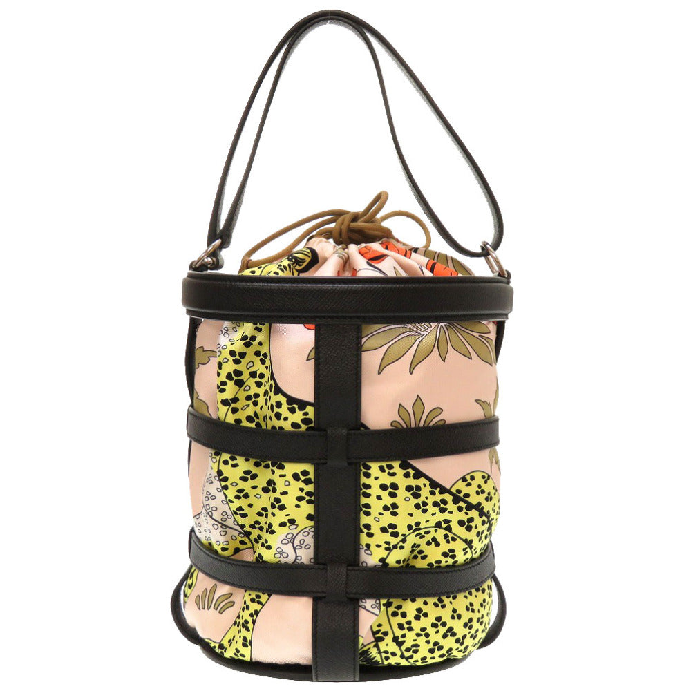 HERMES Shoulder Bag Epsom black Muzaldine Women Used