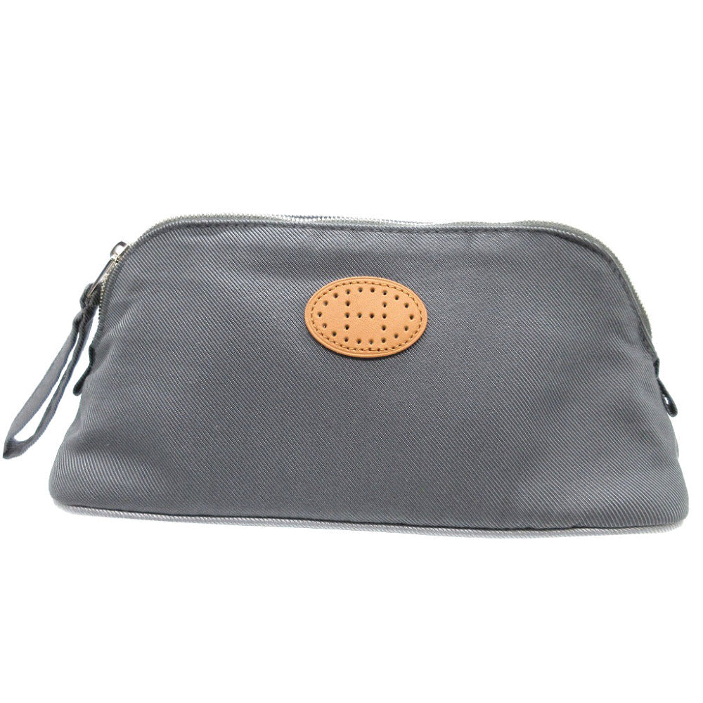 HERMES Pouch Silk, Cotton Asie Punching logo Bolide Vis Verza PM Women Used