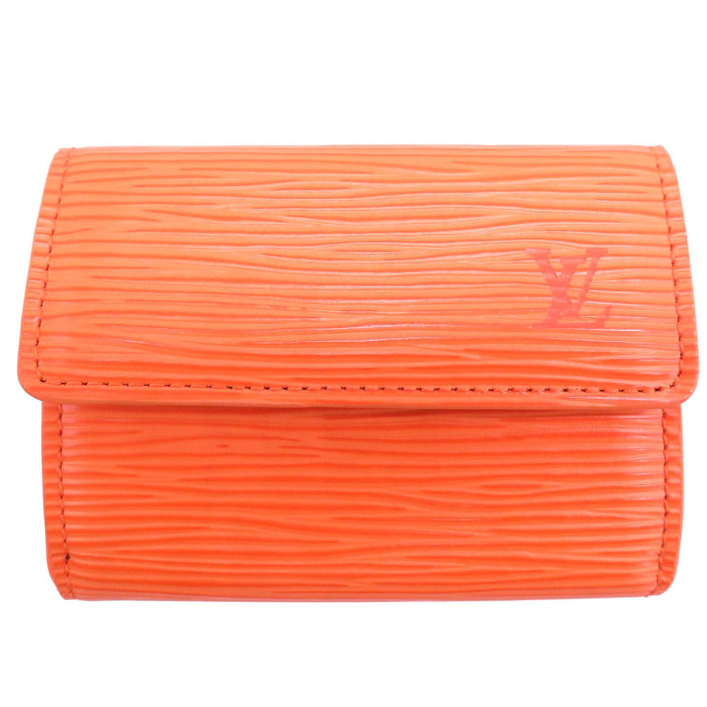 LOUIS VUITTON Coin case M6330H Epi Leather Mandarin Epi Ludlow Women Used