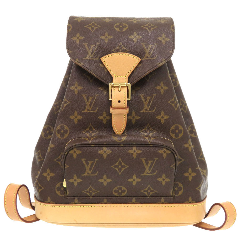 LOUIS VUITTON Backpack M51136 Monogram canvas Brown Monogram MontsourisMM Women Used