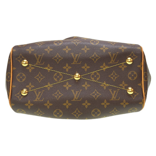 LOUIS VUITTON Handbag M40143 Monogram canvas Brown Monogram Tivoli PM Women Used