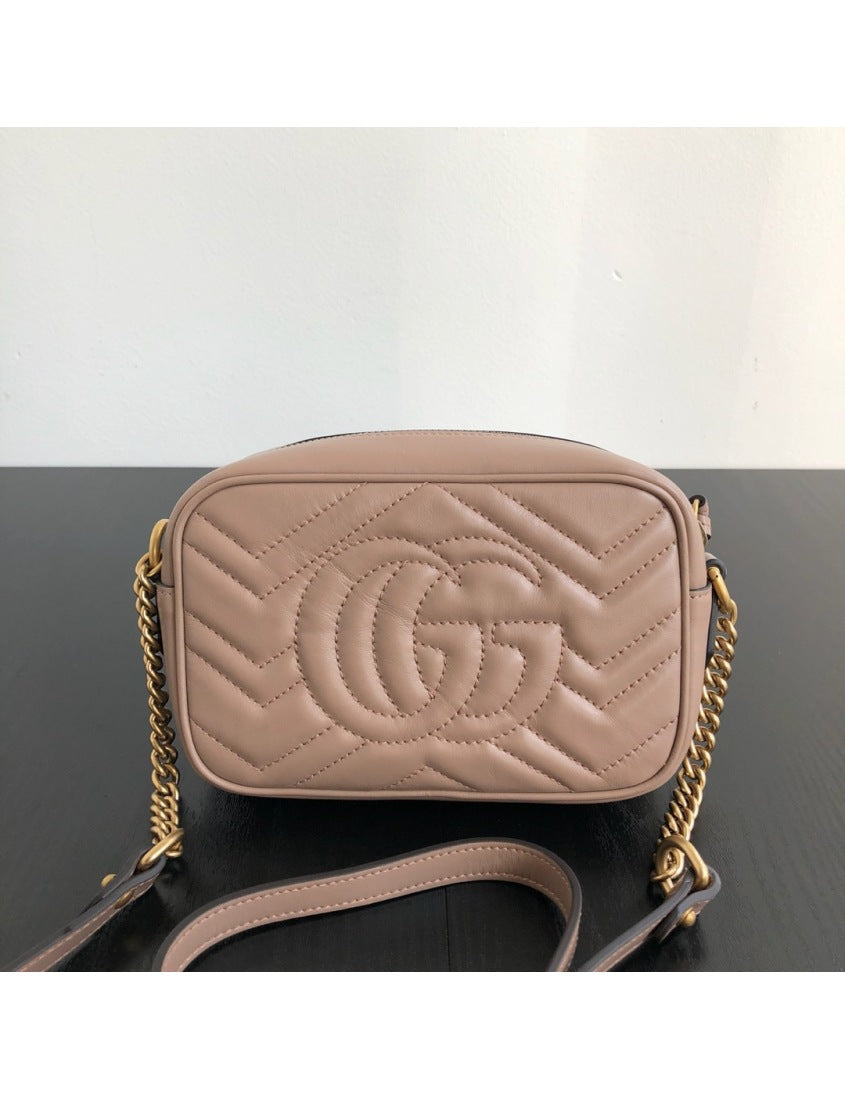 Gucci GG Marmont Collection Quilted Mini Handbag