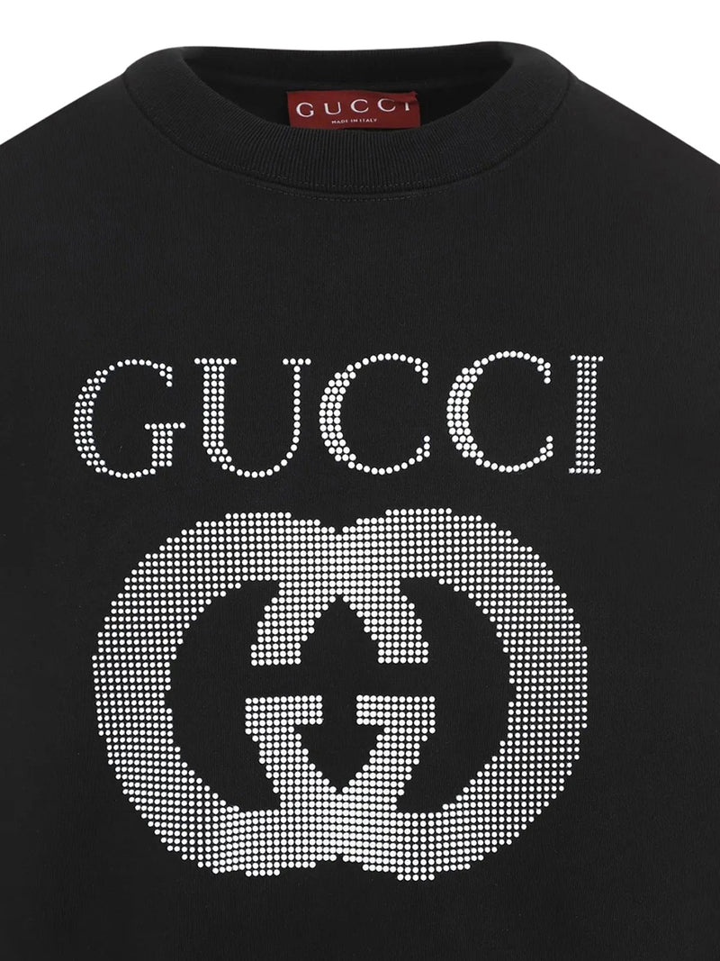 Gucci Men Interlocking G-Appliqué Sweatshirt