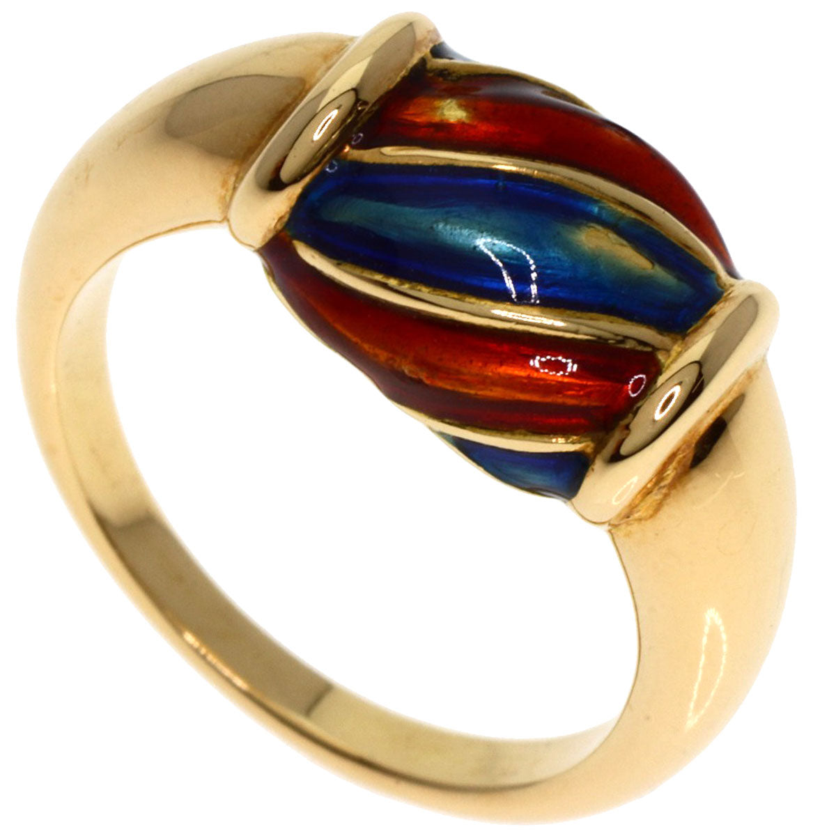 GUCCI Ring 18K Yellow Gold gold enamel