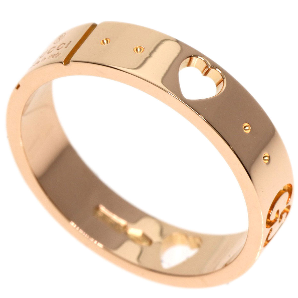 GUCCI Ring 18K Pink Gold gold Icon Amore