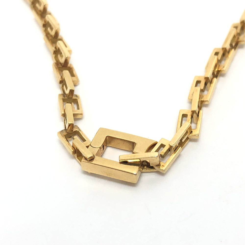 GUCCI Necklace 18K Yellow Gold gold K18YG G logo link square Women Used