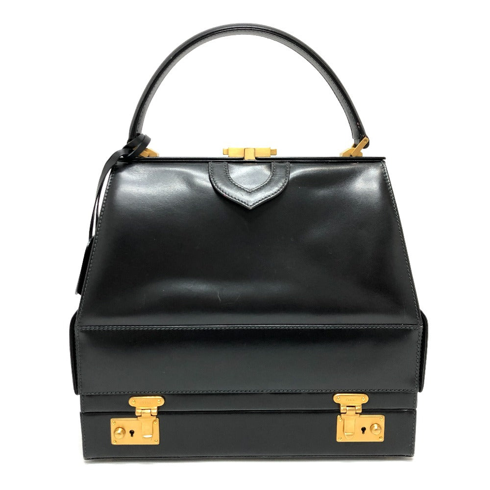 GUCCI Handbag 110 0218 leather black old gucci purse Women Used