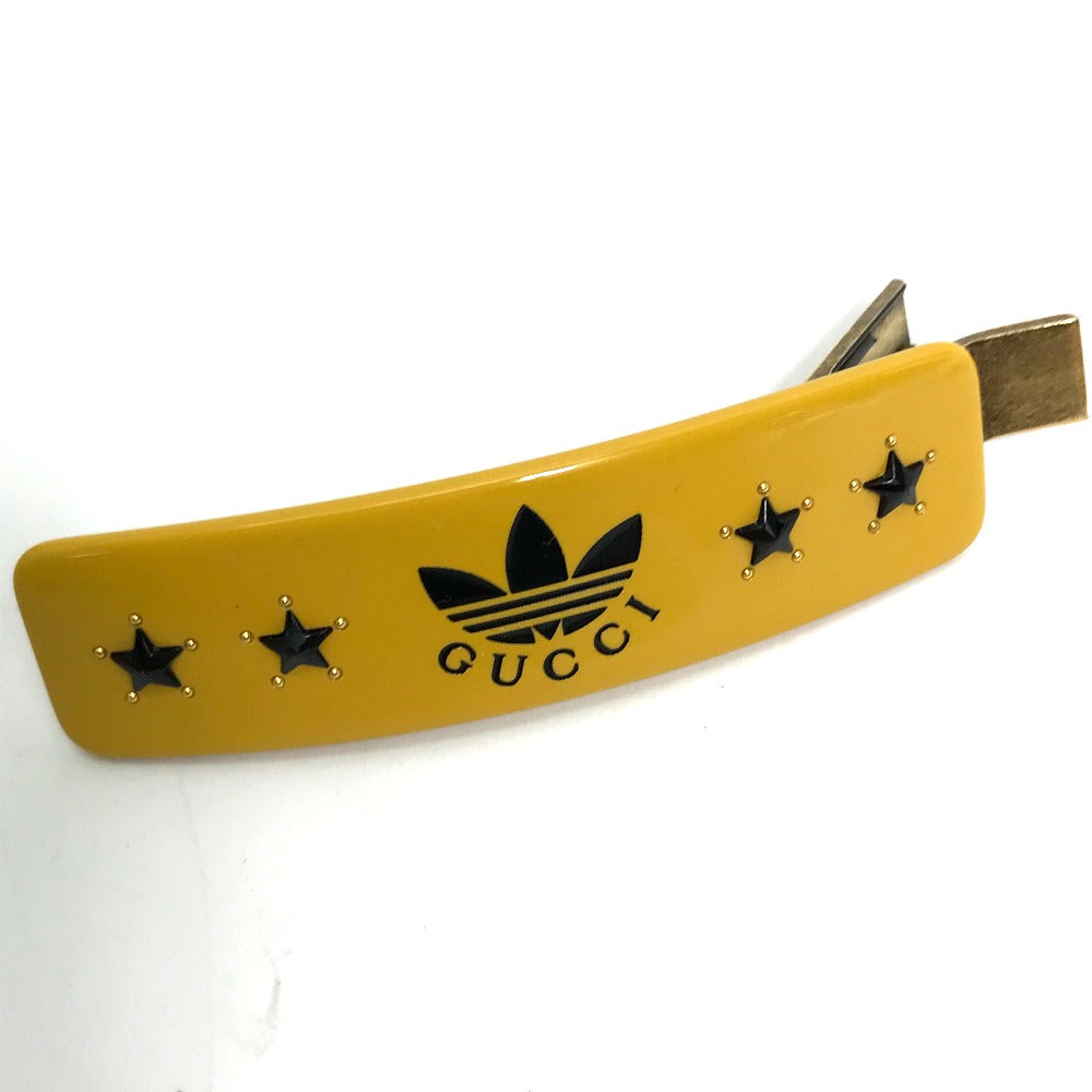 GUCCI Valletta 702940 plastic yellow hair accessory Adidas ADIDAS collaboration Women Used