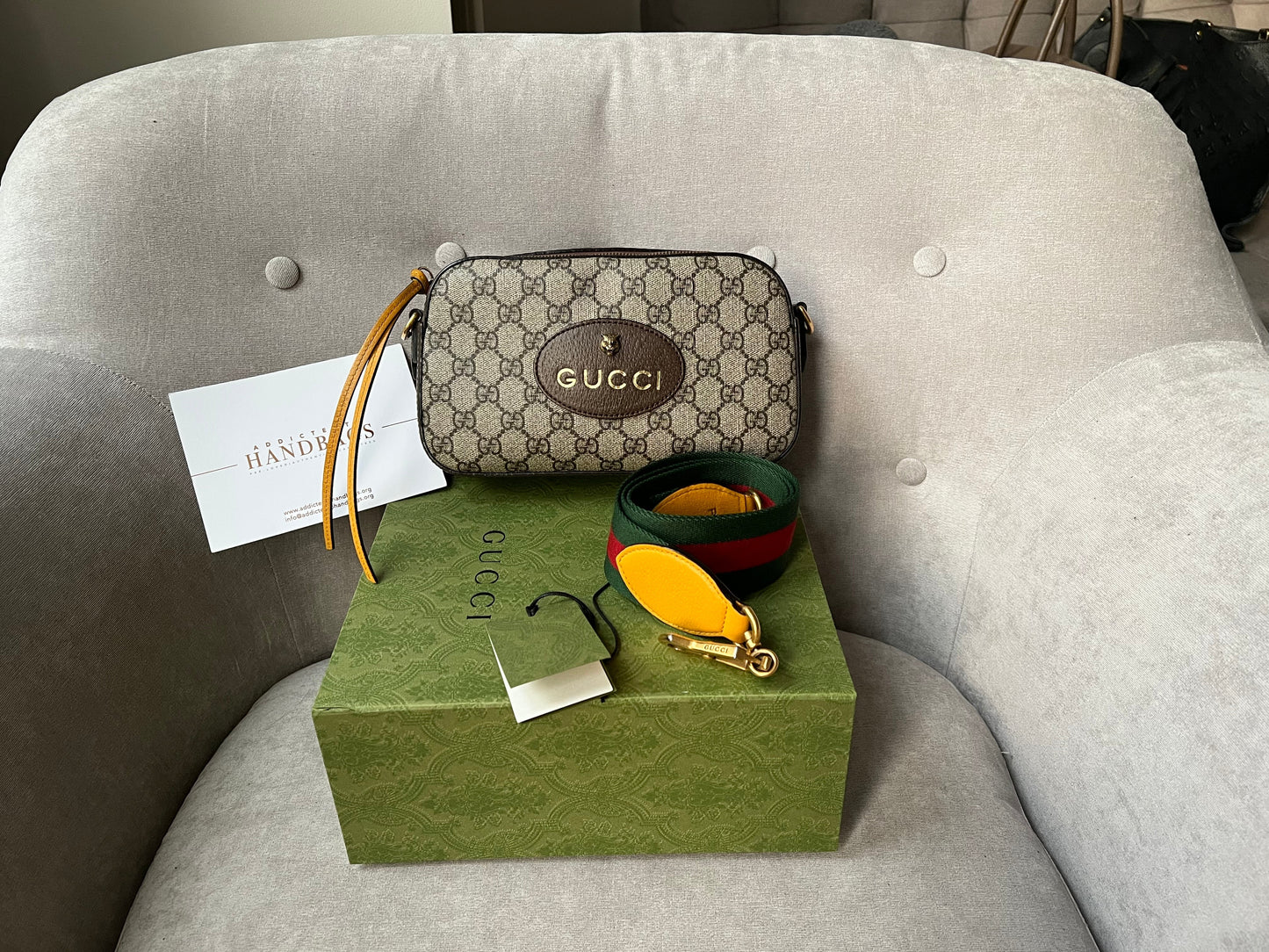 Gucci Neo Vintage GG Supreme Messenger Bag (RRP £1060)