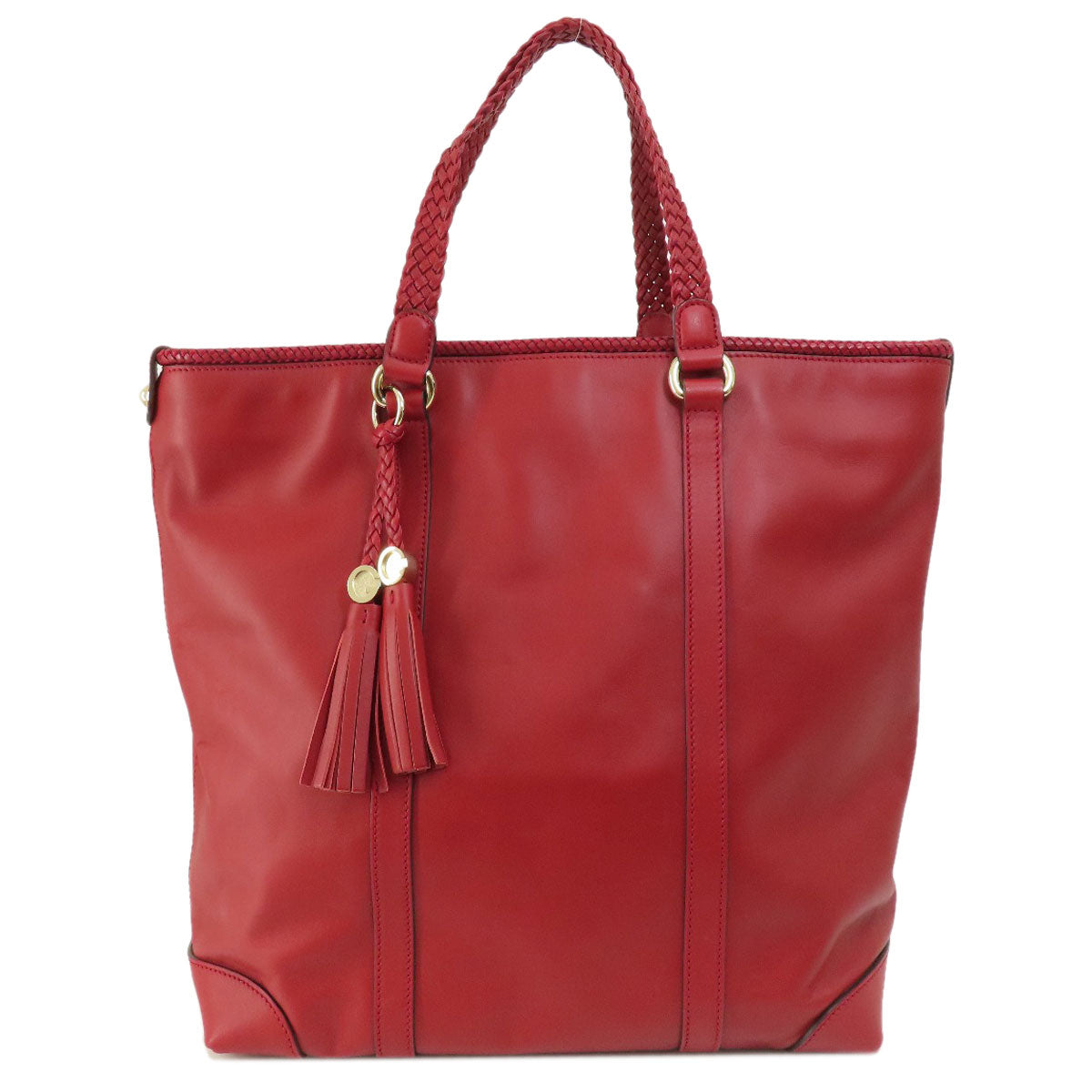 GUCCI Tote Bag 336660 leather Red outlet Women Used
