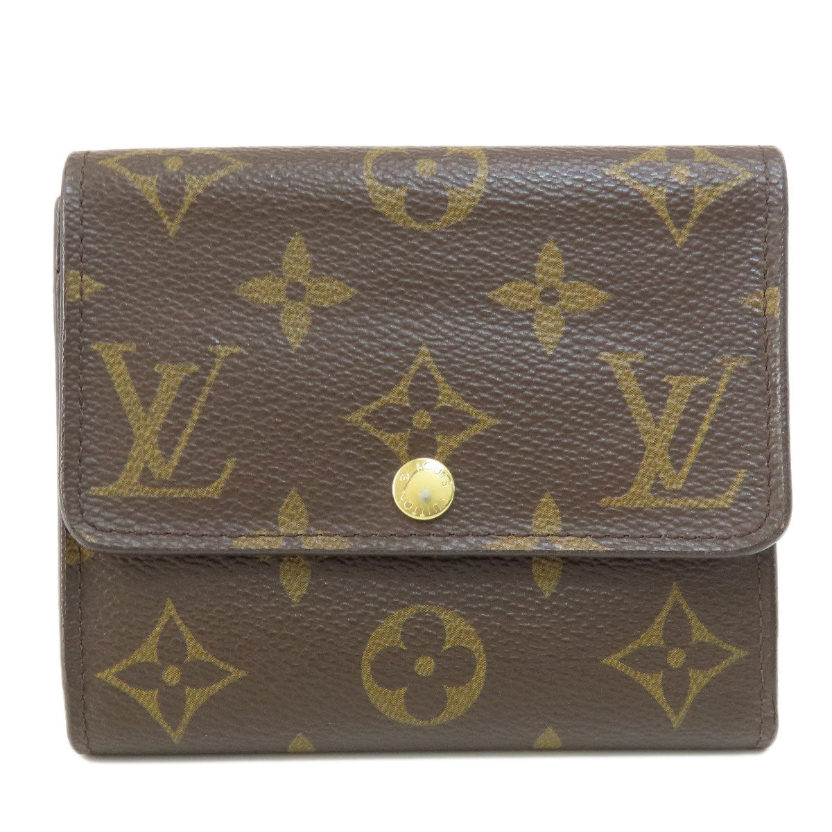 LOUIS VUITTON Bifold Wallet M60402 Monogram canvas Brown Portefeuille Anais Women Used