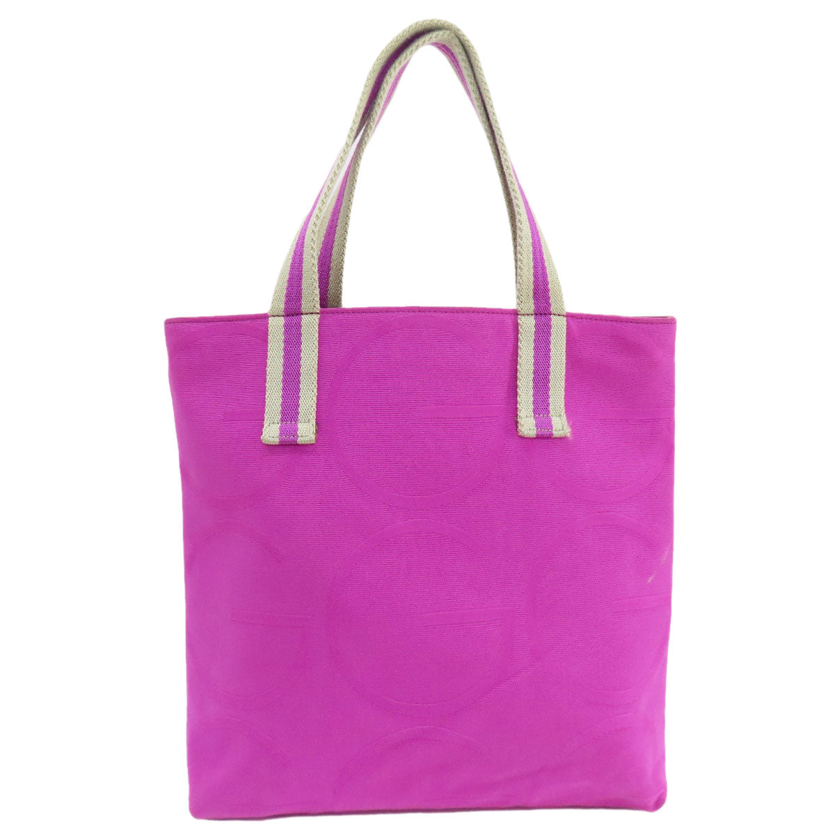 GUCCI Tote Bag 140691 canvas pink Big G Women Used