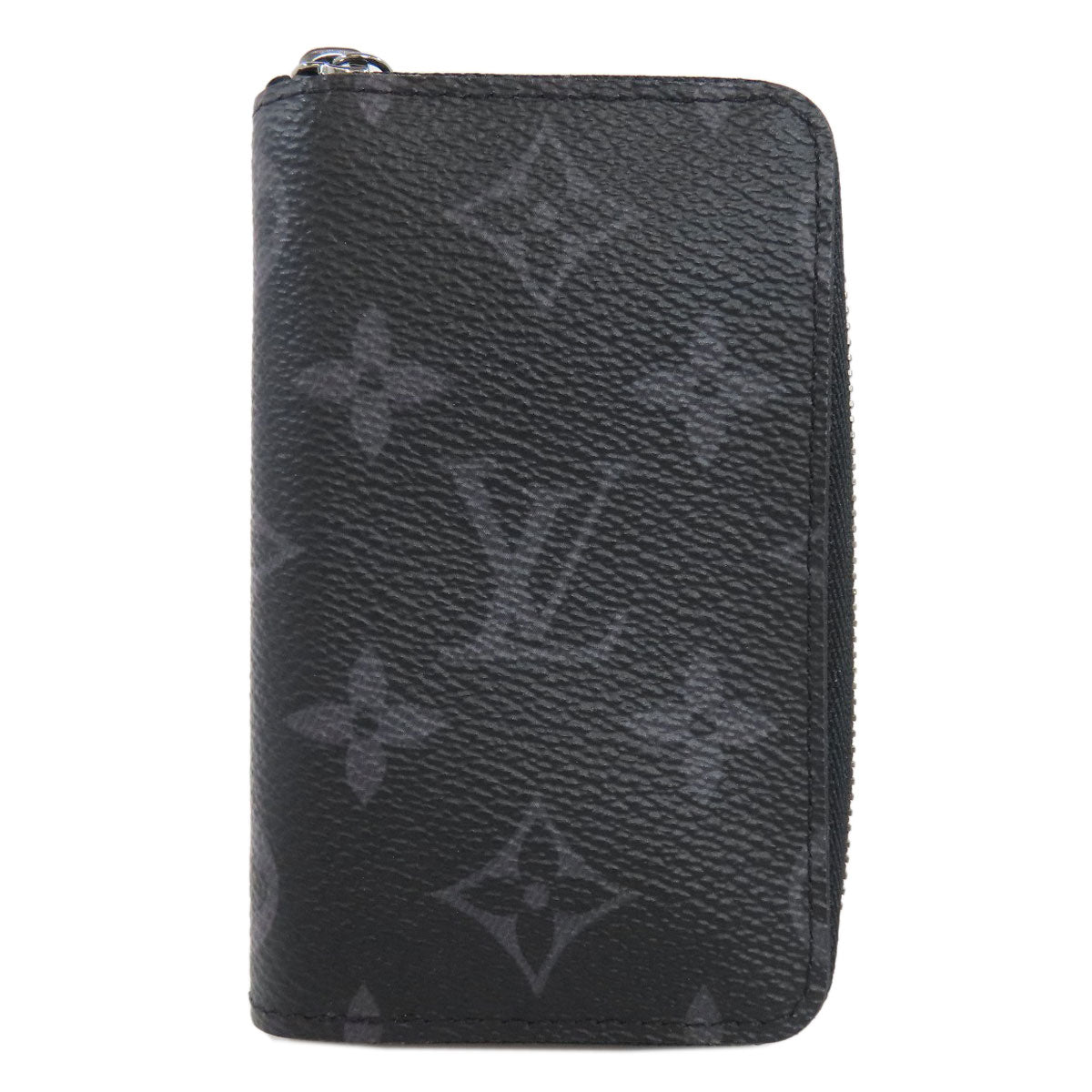 LOUIS VUITTON Coin case M81662 Monogram Eclipse black Vertical mens(Unisex) Used