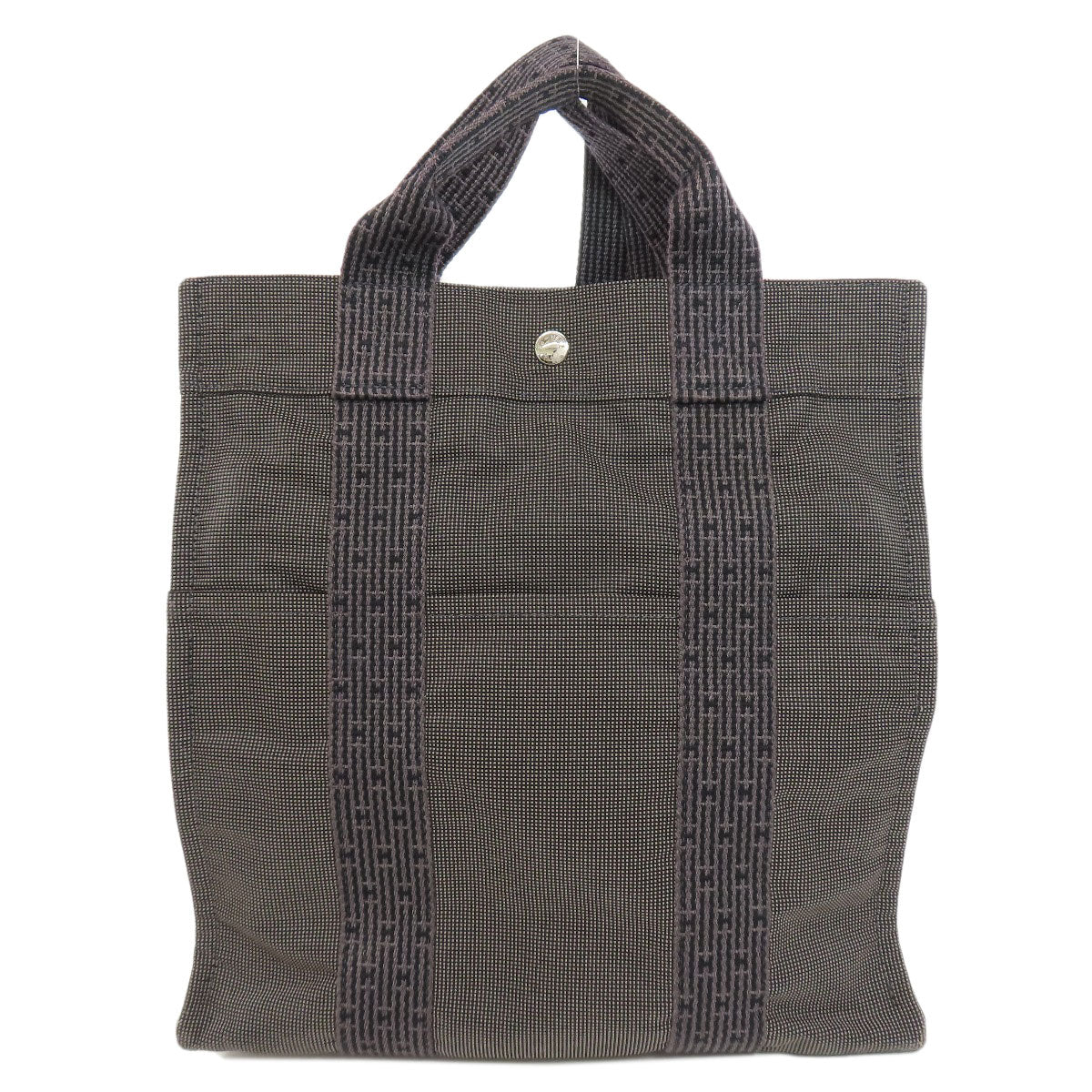 HERMES Backpack canvas gray Her Line ad MM