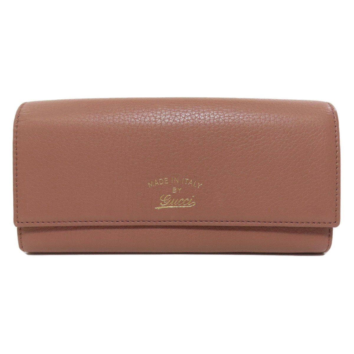 GUCCI Long Wallet Purse 376186 leather pink Swing Women Used