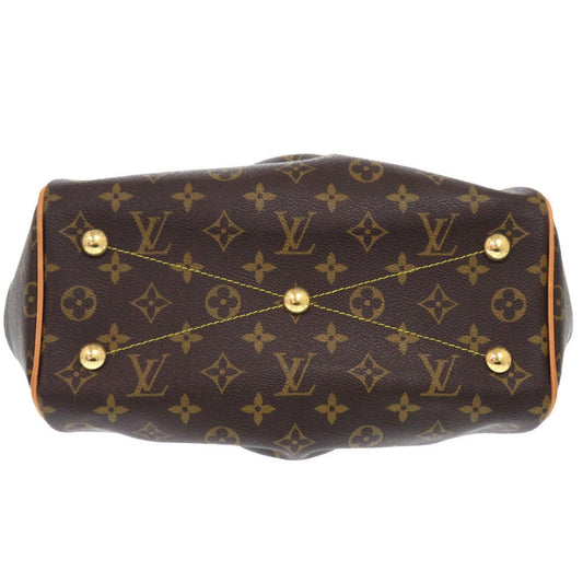 LOUIS VUITTON Handbag M40143 Monogram canvas Brown Monogram Tivoli PM Women Used
