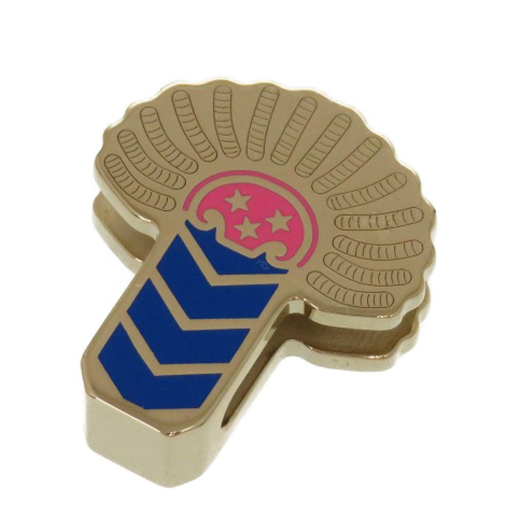 HERMES Scarf ring metal gold Twilly Ring Epaulette
