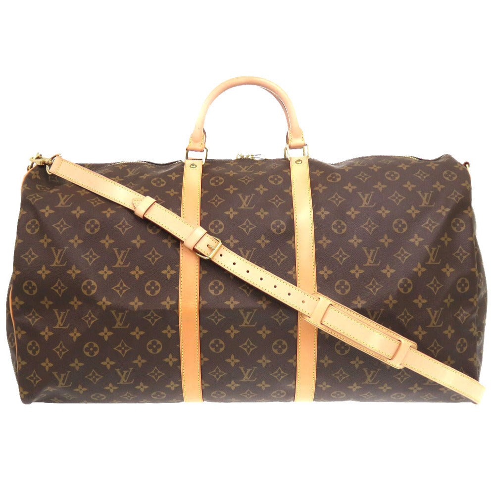 LOUIS VUITTON Boston Duffel bag M41412 Monogram canvas Brown Monogram Keepall bandouliere60