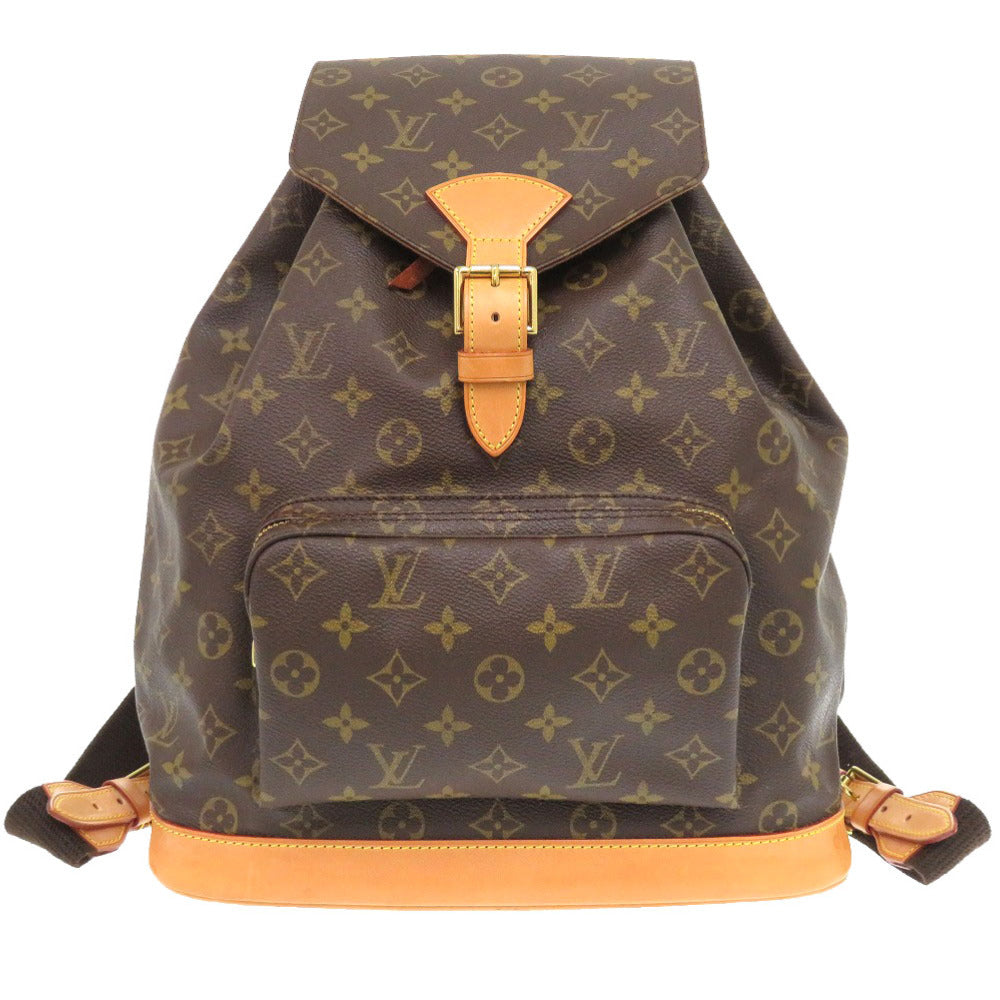 LOUIS VUITTON Backpack M51135 Monogram canvas Brown Monogram MontsourisGM