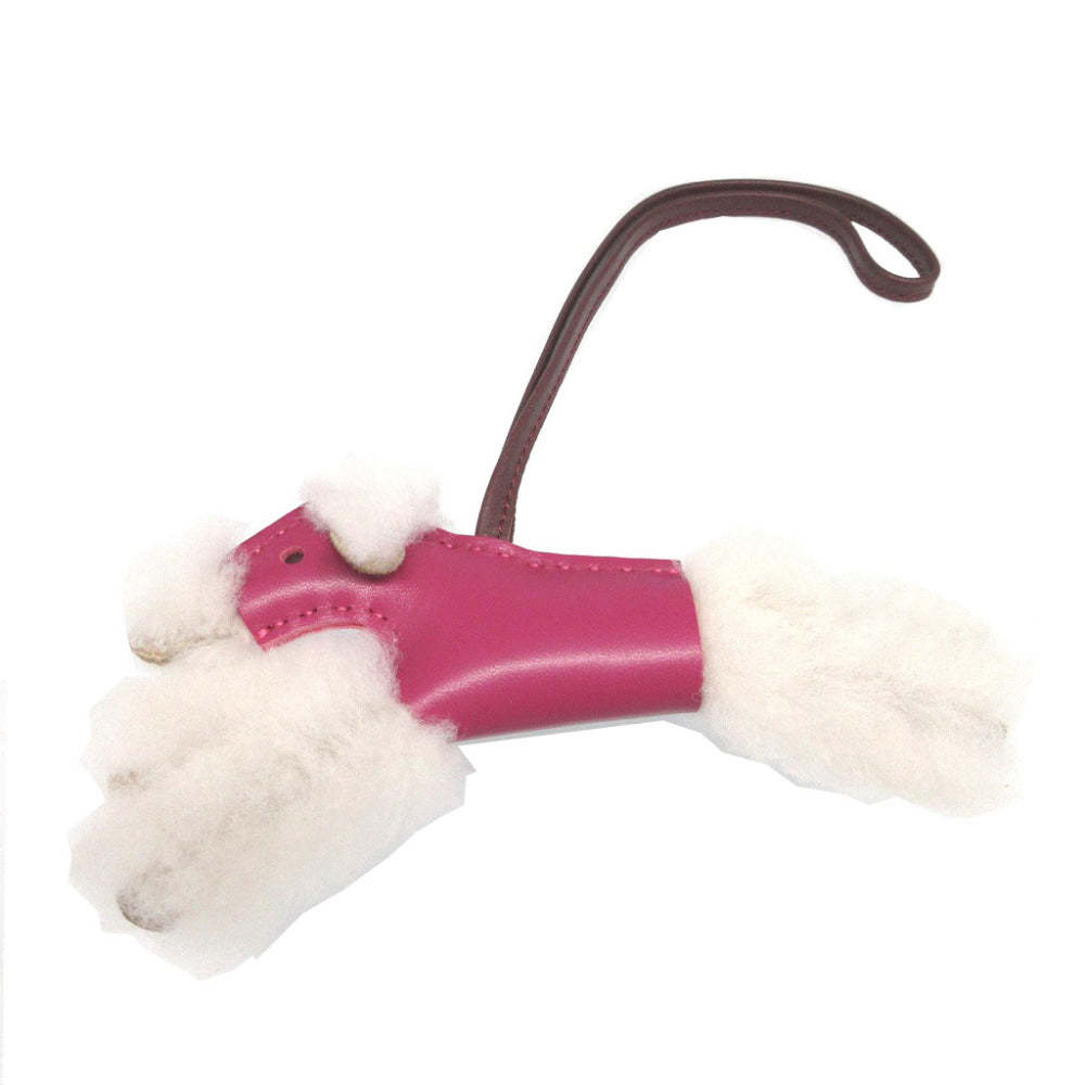 HERMES key ring Annu Milo, Mouton Rose purple Buddy