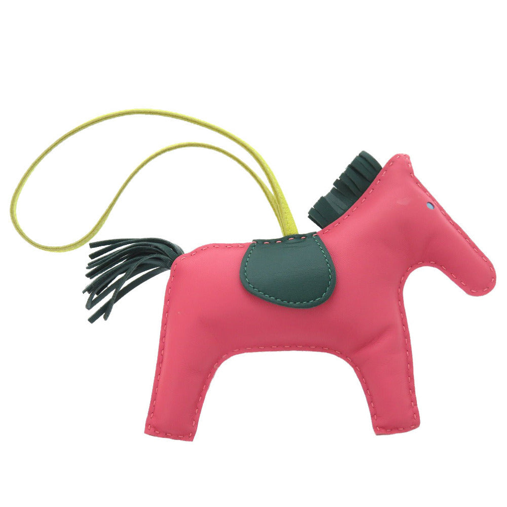 HERMES key ring Anyo Miro Rose azare Rodeo GM Women Used
